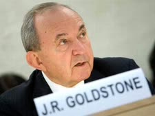 השופט ריצ'רד גולדסטון שעמד בראש הוועדה. לא הועלו בפניו נימוקים צודקים של מדינת ישראל [צילום: AP]