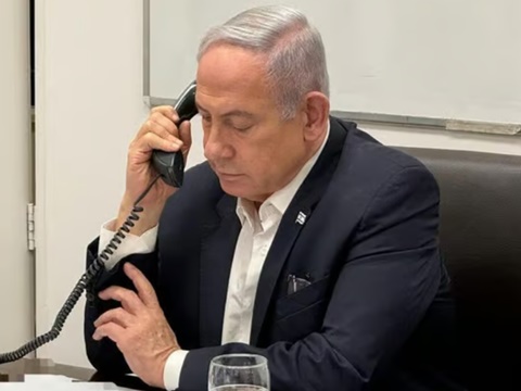 נתניהו שוחח בטלפון הלילה עם ביידן [צילום: דוברות ראש הממשלה]